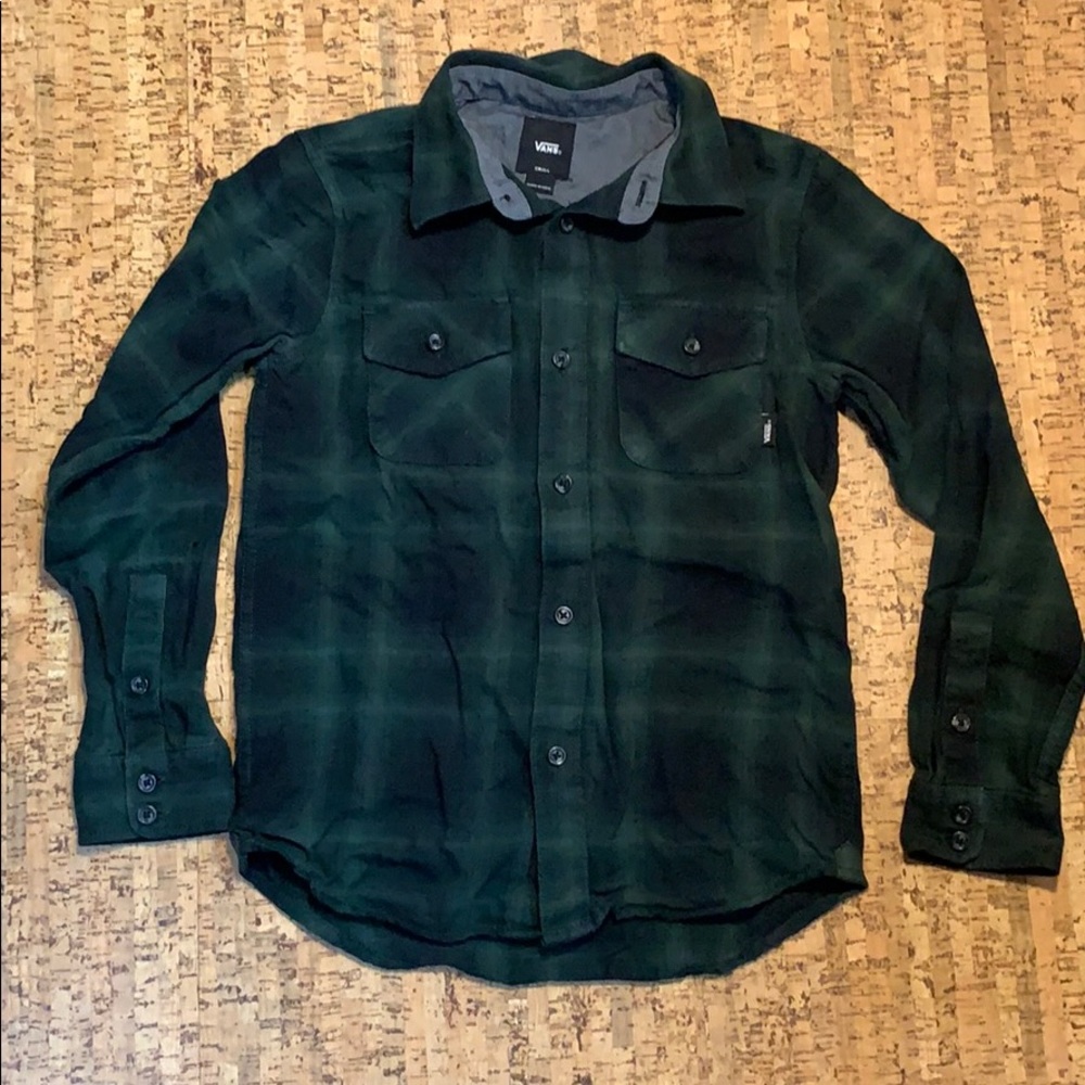 Boys Vans down flannel